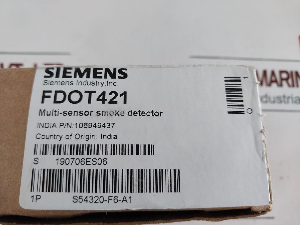 Siemens Fdot421 Multi-sensor Smoke Detector S54320-f6-a1