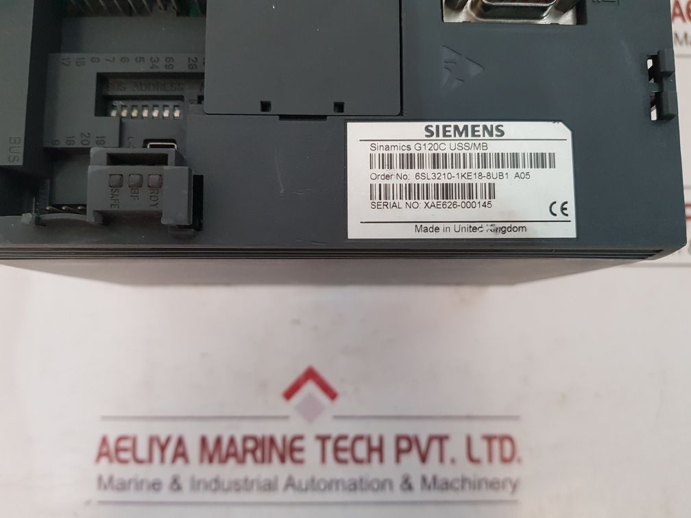 Siemens g120c uss/mb converter 6sl3210-1ke18-8ub1