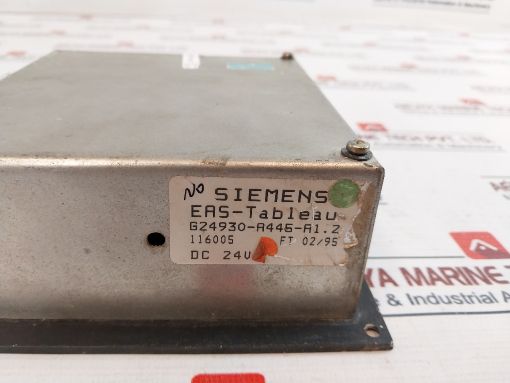 Siemens G24930-a445-a1.2 Eas Tableau Operator Interface