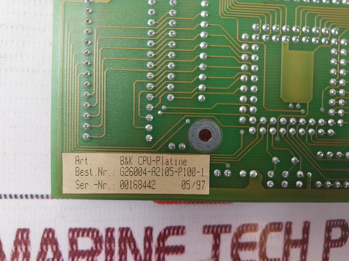 Siemens G26004-a2105-p100-1 Cpu-platine Board