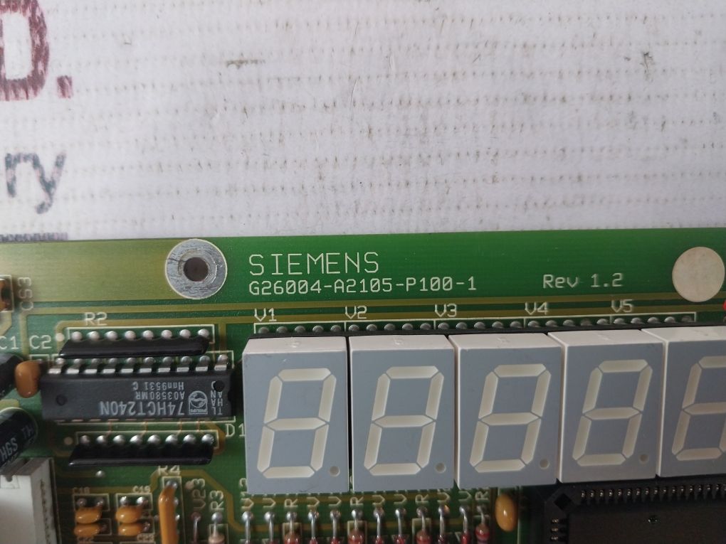 Siemens G26004-a2105-p100-1 Cpu-platine Board