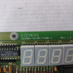 Siemens G26004-a2105-p100-1 Cpu-platine Board