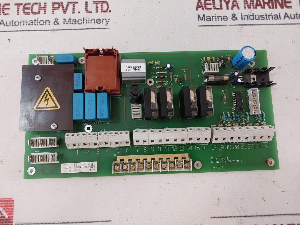 Siemens G26004-a2105-p100-2 Circuit Board Rev 1.3