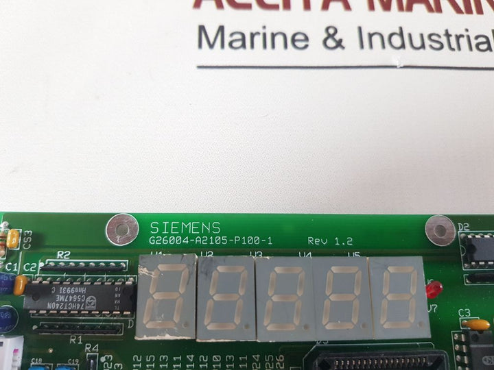 Siemens G26004-a2105-p100-2 Cpu Platine Board G26004-a2105-p100-1
