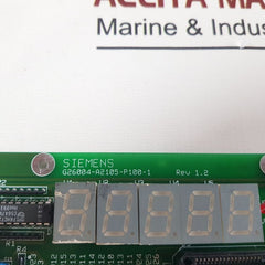 Siemens G26004-a2105-p100-2 Cpu Platine Board G26004-a2105-p100-1
