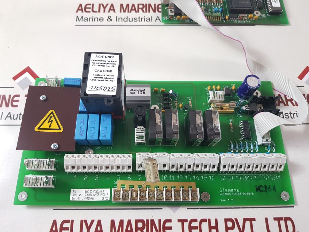 Siemens G26004-a2105-p100-2 Cpu Platine Board G26004-a2105-p100-1
