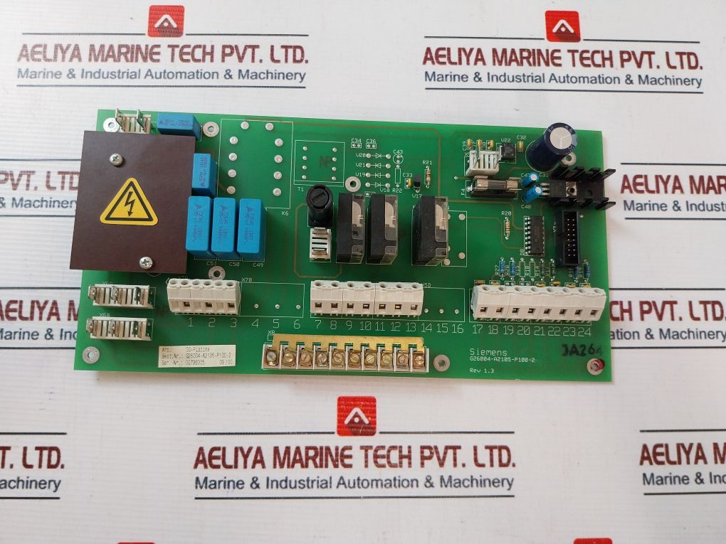 Siemens G26004-a2105-p100-2 Io-platine Circuit Board Rev 1.3