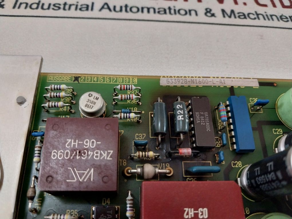 Siemens G33928-n1600-l-a1 Drive Board