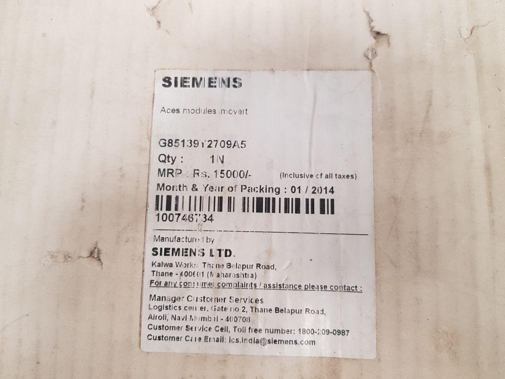 Siemens G85139-y2709-a Driver Display Board G85139-y2709-c005-d