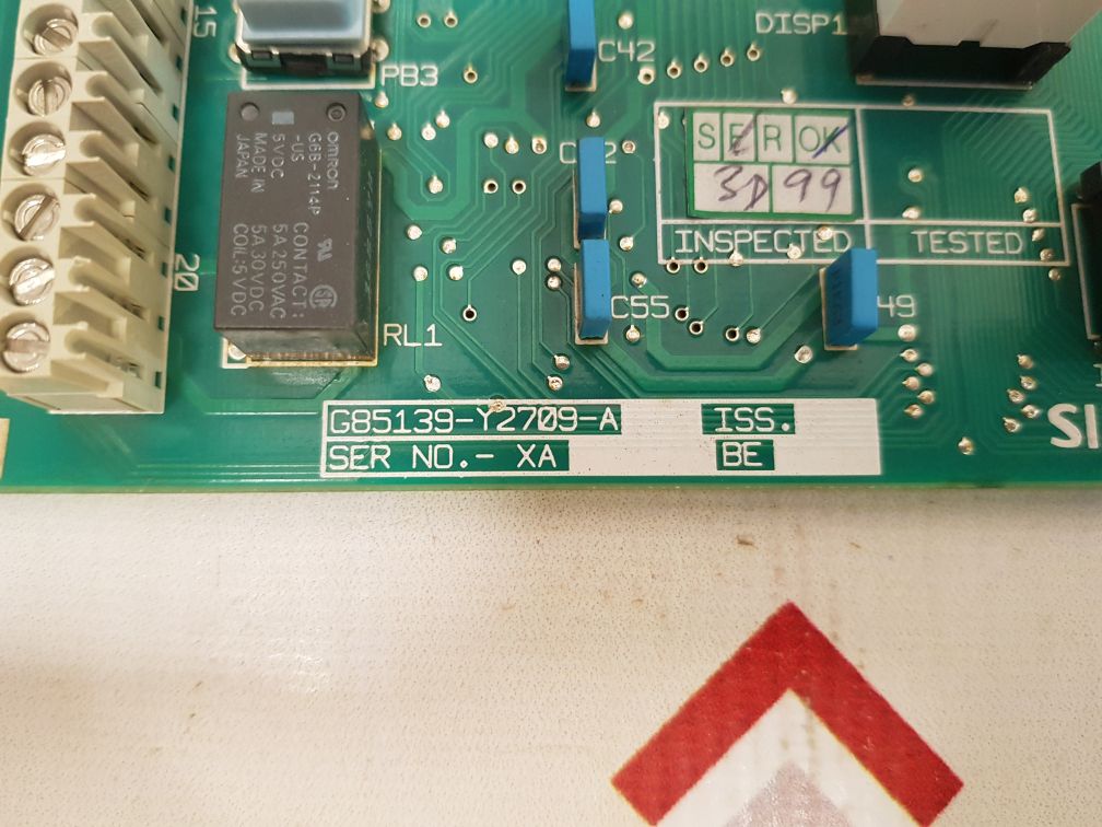 Siemens G85139-y2709-a Driver Display Board G85139-y2709-c005-d