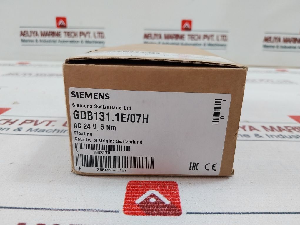 Siemens Gdb131.1E/07H Rotary-type Actuator 50/60 Hz 2 Va