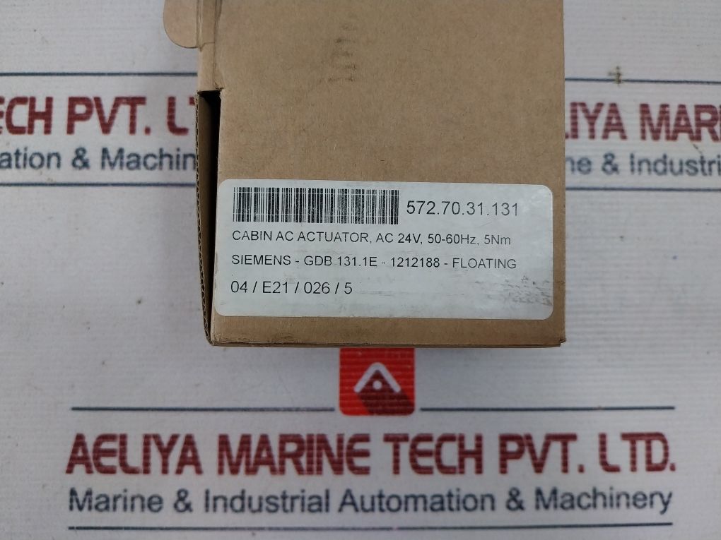 Siemens Gdb131.1E/07H Rotary-type Actuator 50/60 Hz 2 Va