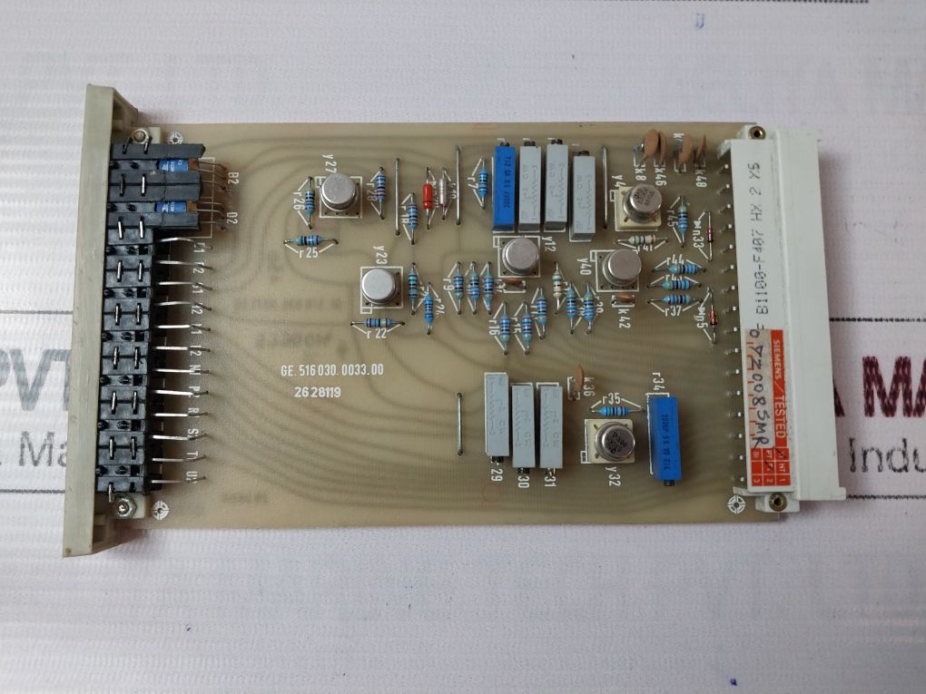 Siemens Ge.516030.0033.00 Plc Card