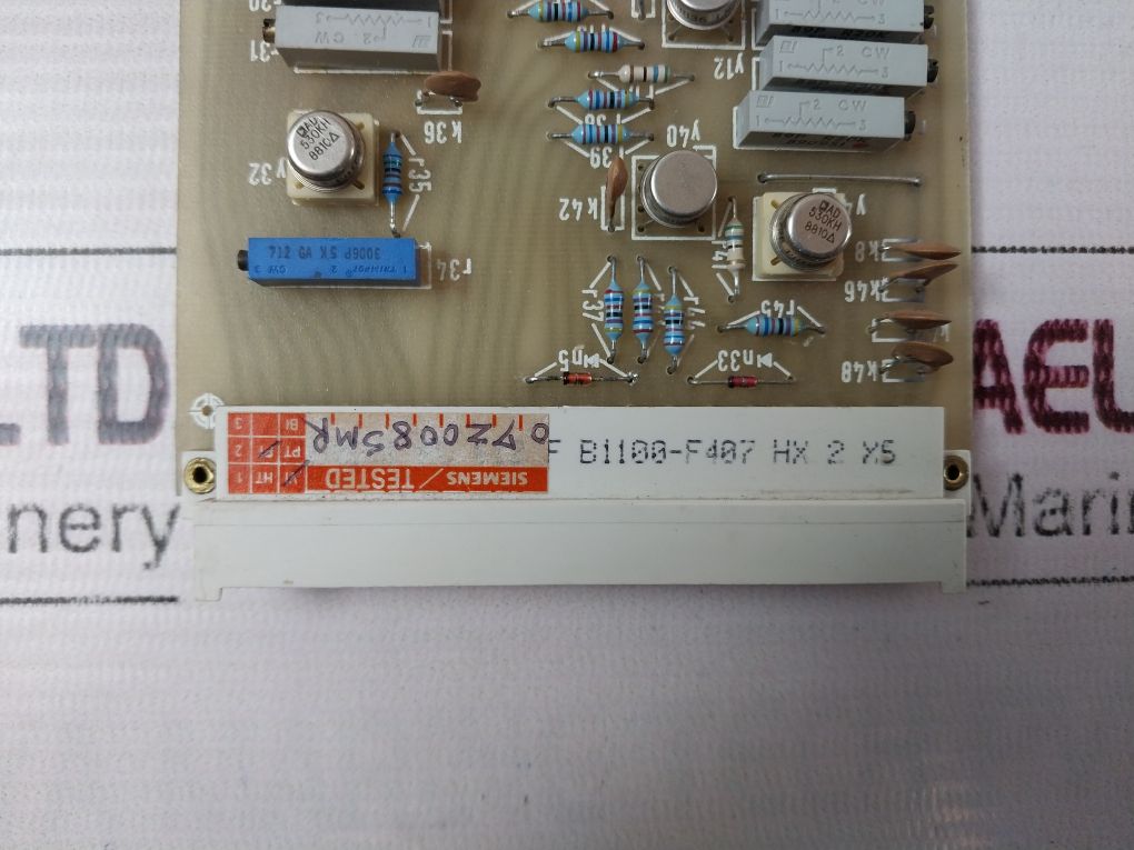 Siemens Ge.516030.0033.00 Plc Card