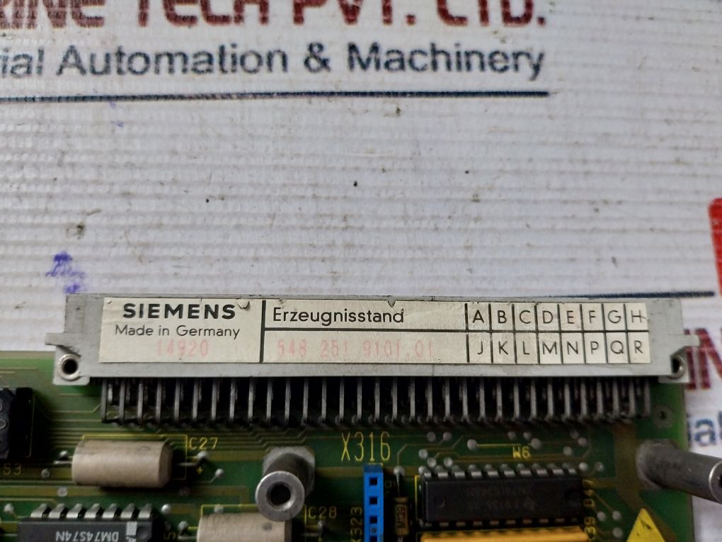 Siemens Ge.548251.0002.01 Printed Circuit Board