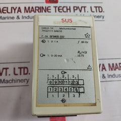 Siemens Gmui-1K Transmitter 7Kg2111-3Ak10 1A 0-20Ma 60Hz