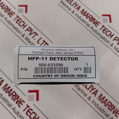 Siemens Hfp-11 Smoke Detector 500-033290
