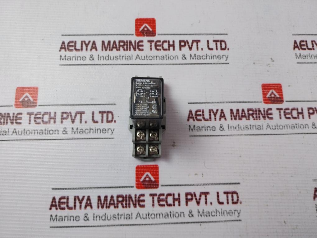 Siemens K10P-11A15-120 Relay With Base 15A 120Vac