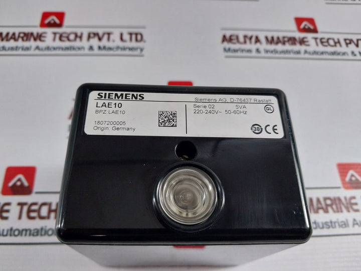 Siemens Lae10 Burner Control Flame Controller 5Va 220-240V,50-60Hz