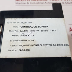 Siemens lal2.65 oil burner control serie 02