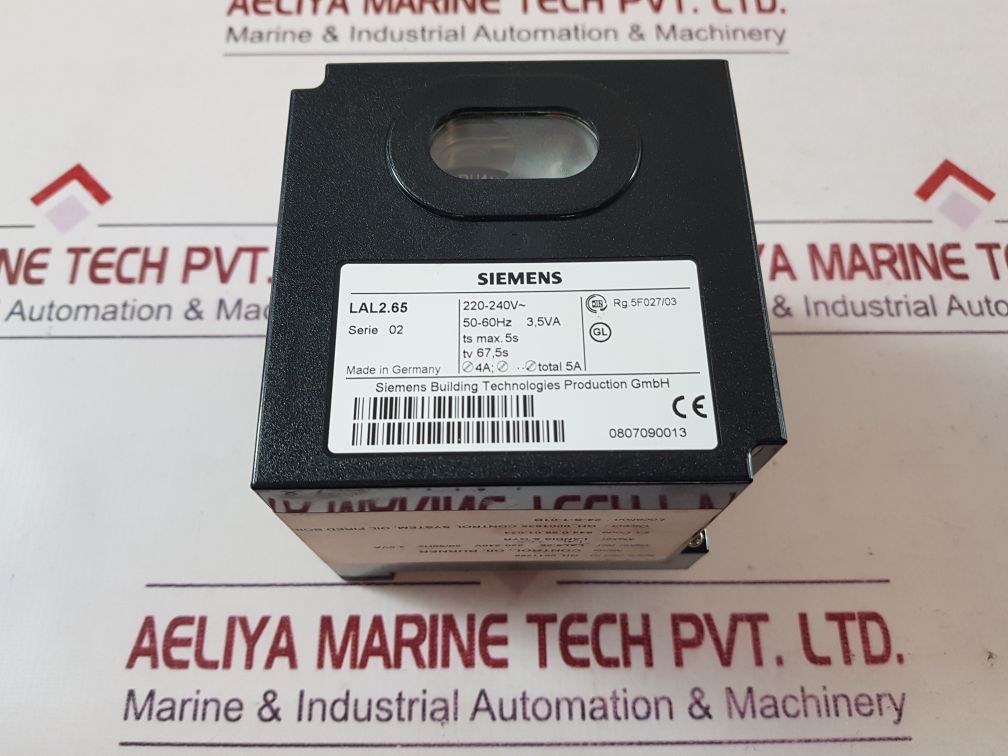 Siemens lal2.65 oil burner control serie 02