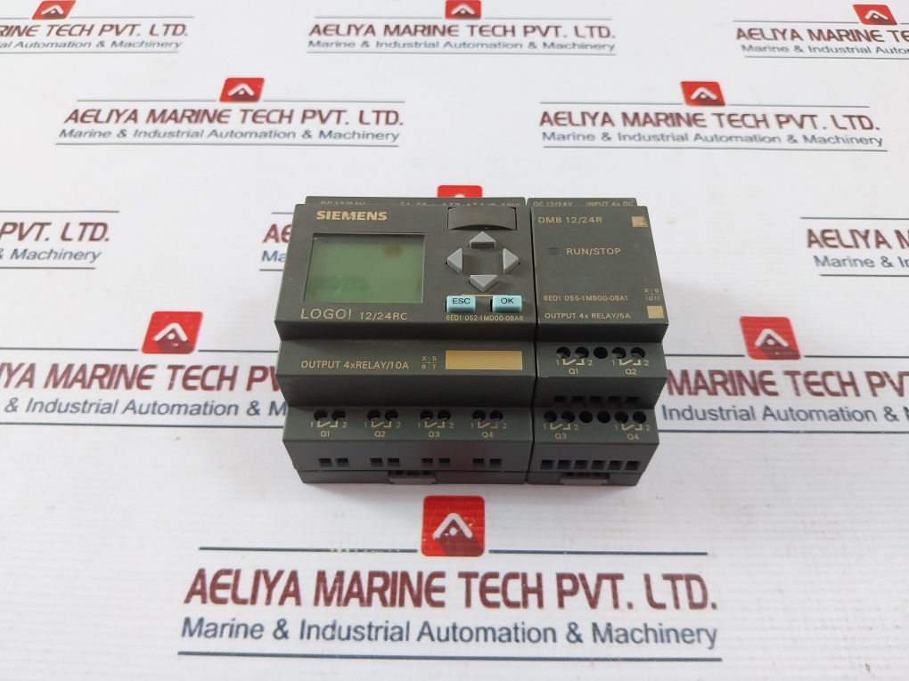 Siemens Logo! 12/24Rc Logic Module 6Ed1 052-1Md00-0Ba6