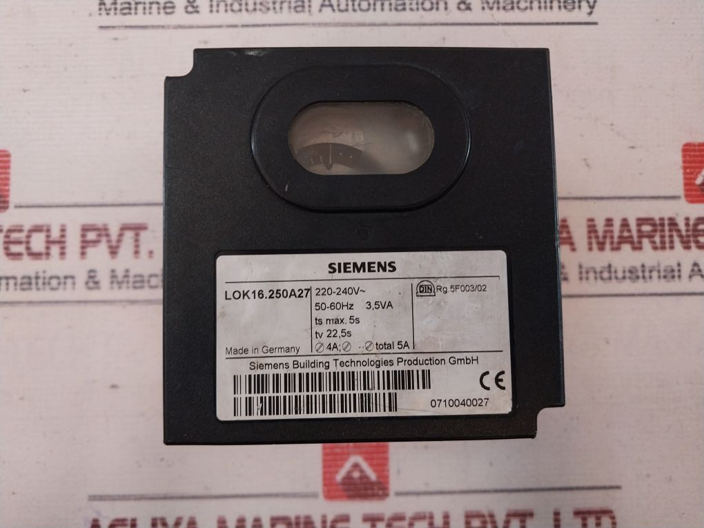 Siemens Lok16.250A27 Oil Burner Controller 220-240V