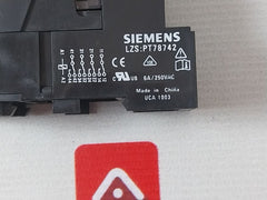 Siemens Lzx:Pt570024 Relay Socket 24Vdc