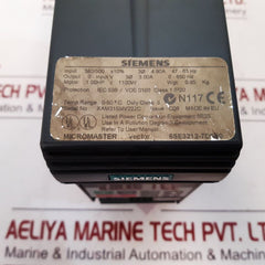 Siemens Micromaster Vector 6Se3212-7D 0/6Se3212-7Da40