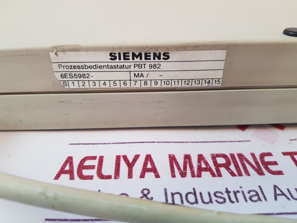 Siemens 6Es5982 Process Control Keyboard