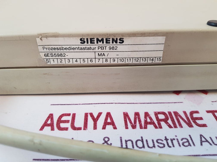 Siemens 6Es5982 Process Control Keyboard