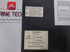 Siemens Pmi 315-033070 Machine Interface Fire Alarm Panel