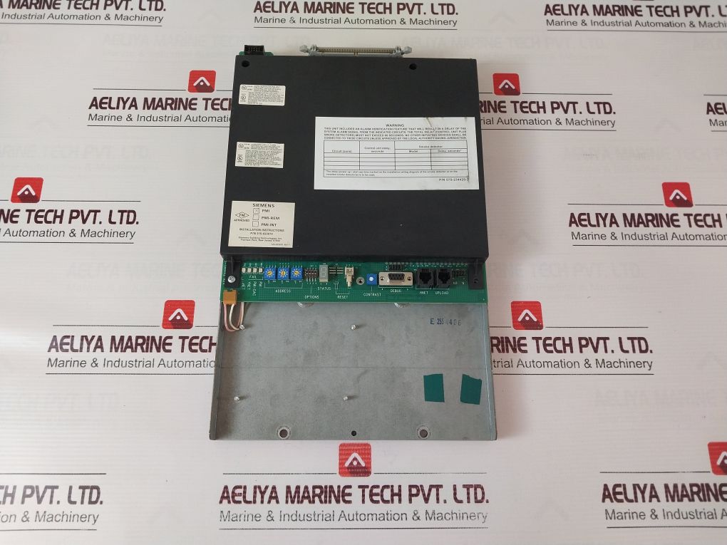 Siemens Pmi 315-033070 Machine Interface Fire Alarm Panel