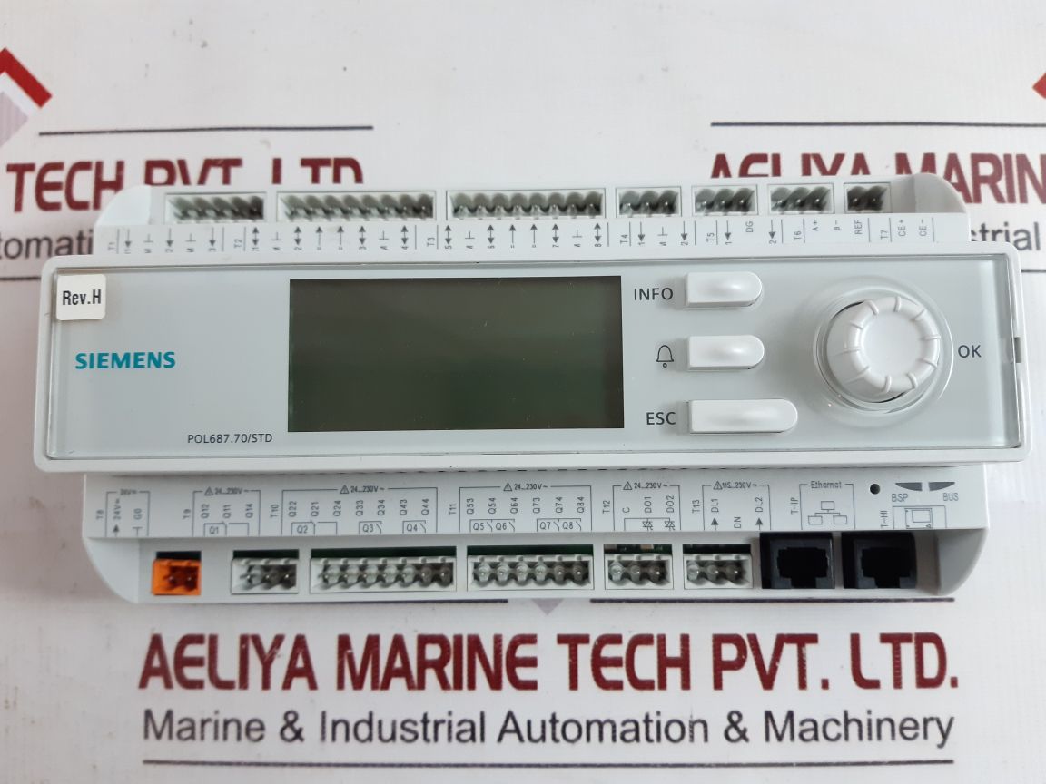 Siemens Pol687.70/Std Programmable Controller Set Rev. H