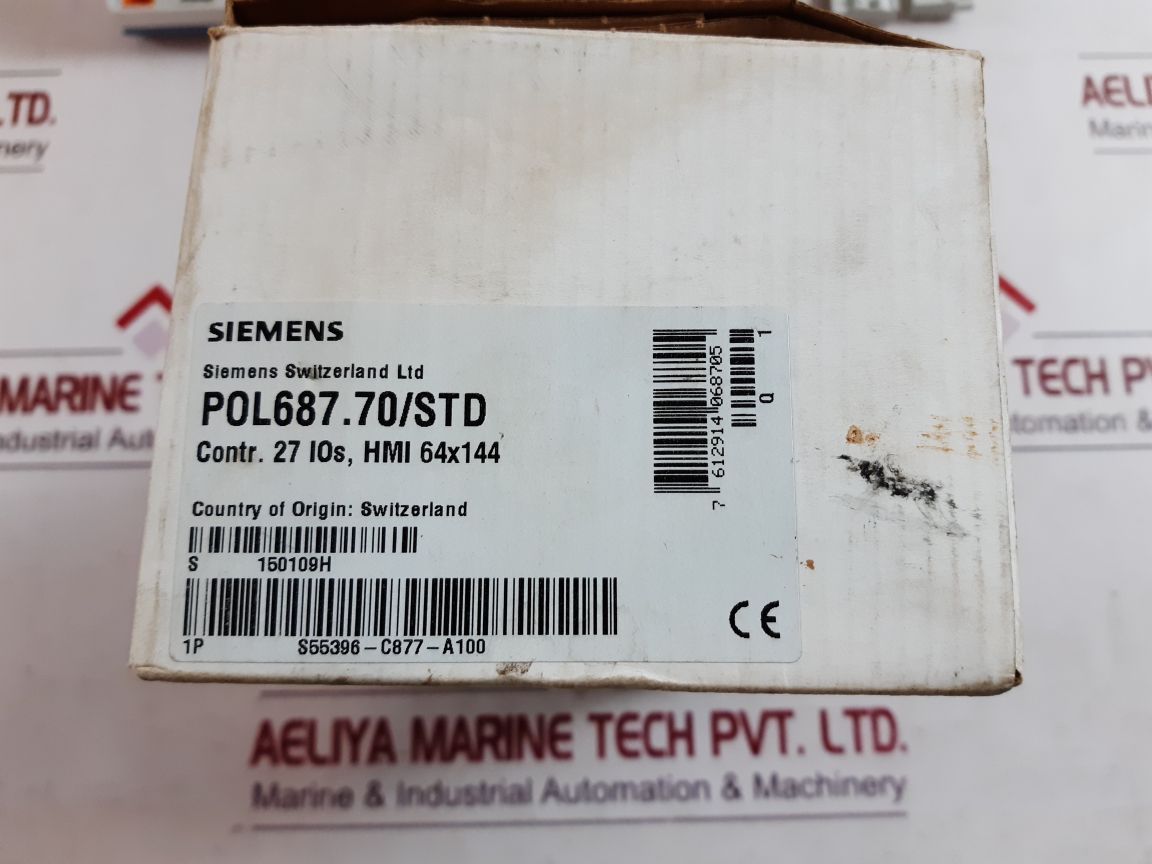 Siemens Pol687.70/Std Programmable Controller Set Rev. H
