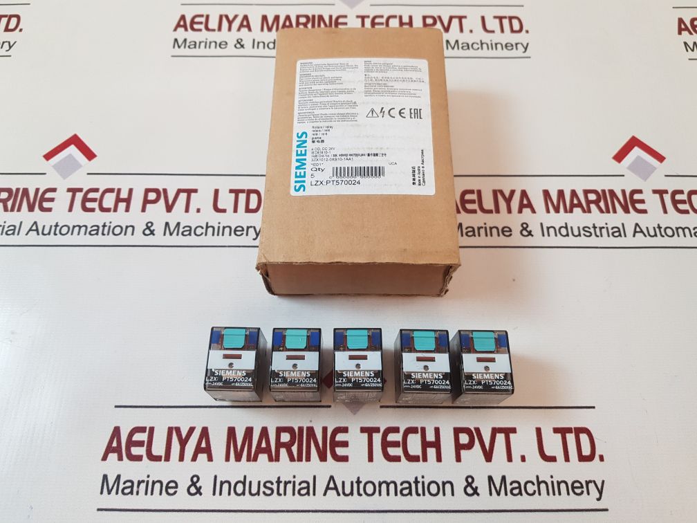 Set Of 5X Siemens Lzx: Pt570024 Relay 24Vdc (1Box=5Pcs)