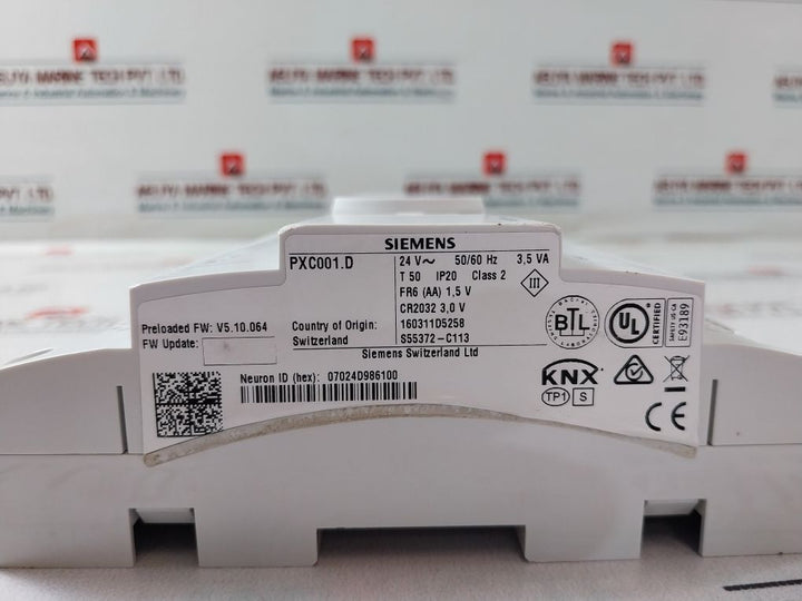 Siemens Pxc001.D System Controller 24V 50/60Hz