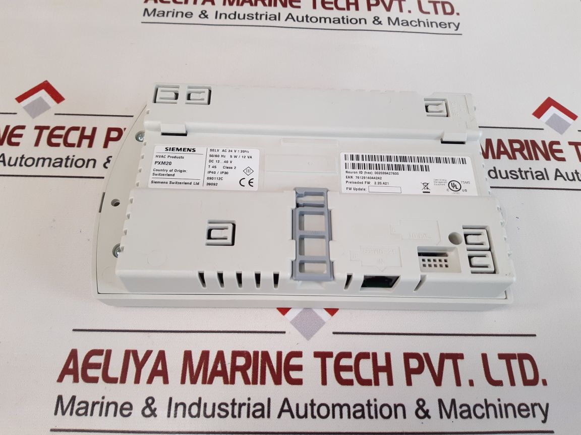 Siemens Pxm20 Network Compatible Operating Unit