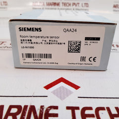 Siemens qaa24 room temperature sensor 24v max