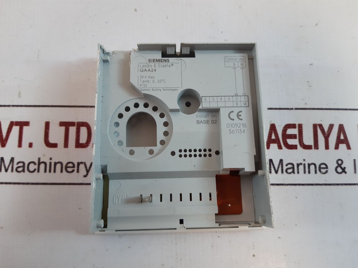 Siemens qaa24 room temperature sensor 24v max