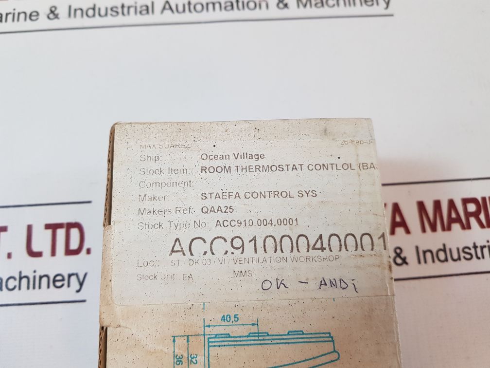 Siemens qaa25 room thermostat control