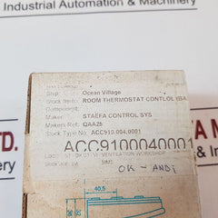 Siemens qaa25 room thermostat control