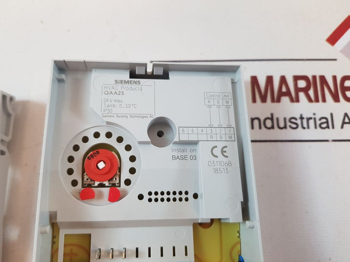 Siemens qaa25 room thermostat control