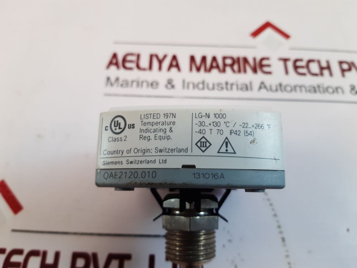 Siemens Qae2120.010 Temperature Sensor