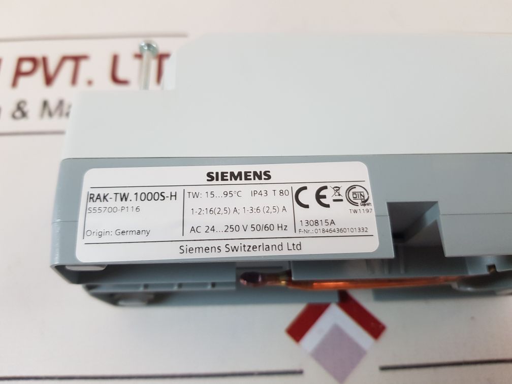 Siemens Rak-tw.1000S-h Thermostat 15...95°C
