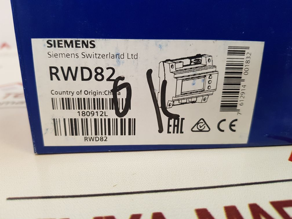 Siemens Rwd82 Intelligent Temperature Controller 