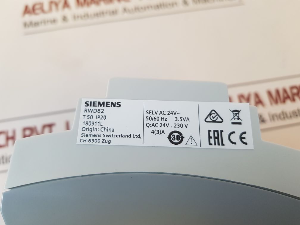 Siemens Rwd82 Intelligent Temperature Controller 