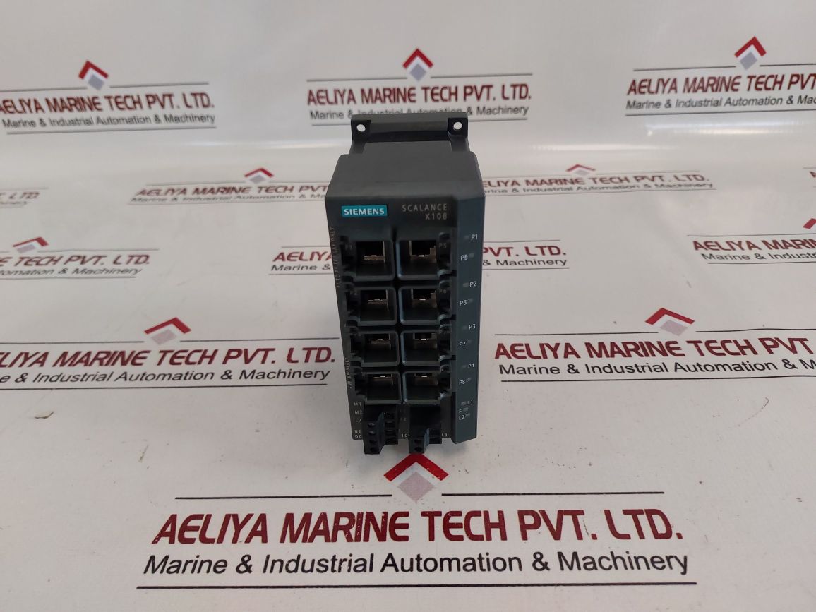 Siemens Scalance X108 108-0Ba00-2Aa3 Simatic Net Industrial Ethernet Switch