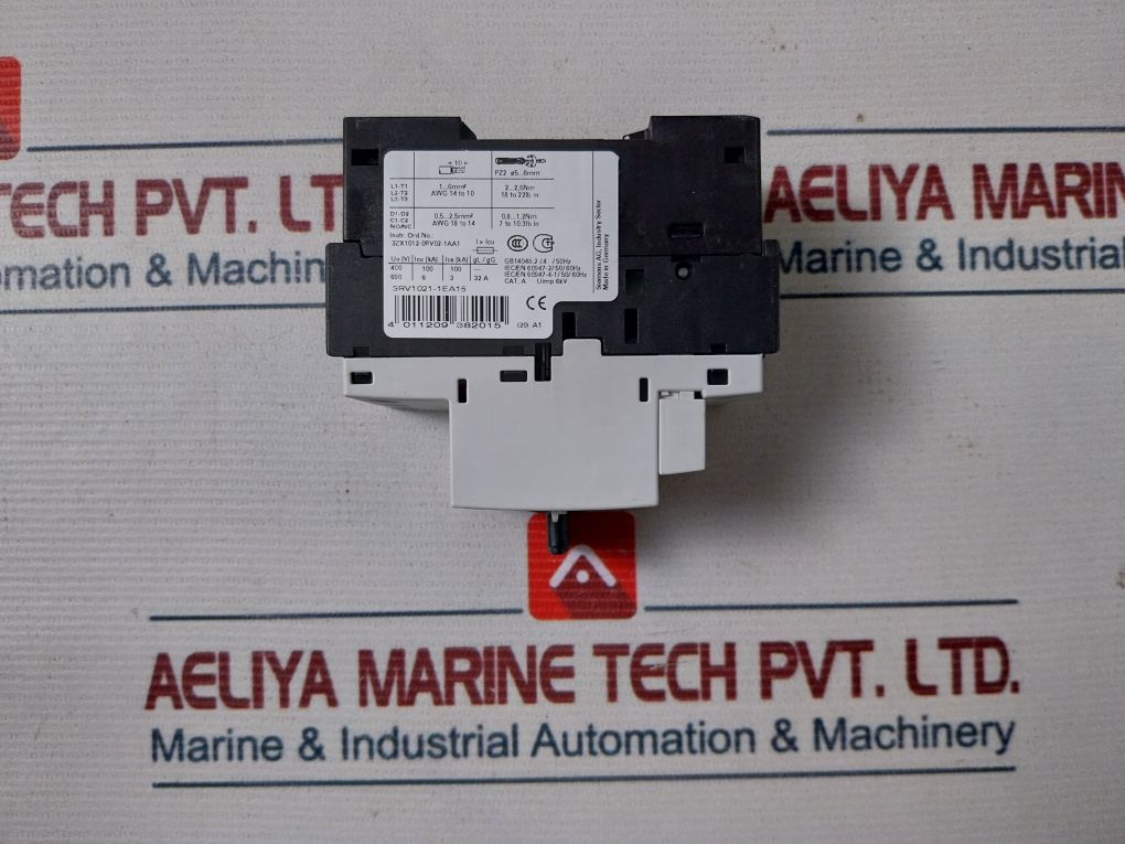 Siemens Schneider 3Rv1021-1Ea15 Circuit Breaker Gv2 G254 Relay Accessory