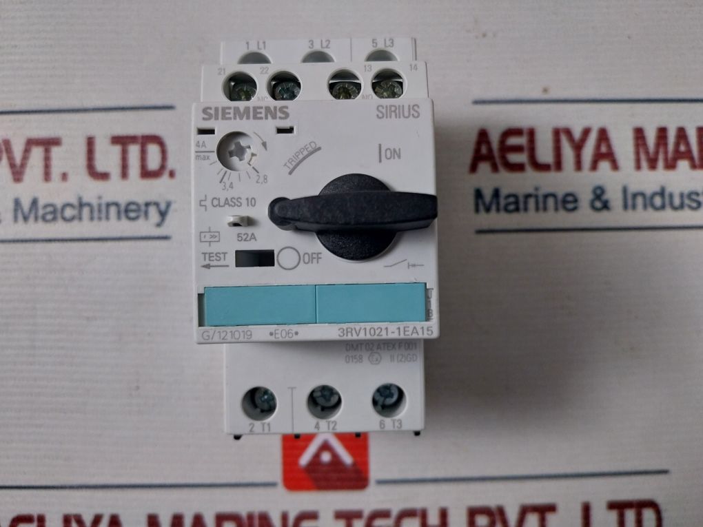 Siemens Schneider 3Rv1021-1Ea15 Circuit Breaker Gv2 G254 Relay Accessory